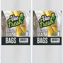 Vac Fresh 15x50 Vacuum Sealer Rolls, Large Vacuum Seal Bags 3.5 mil Thick, 15 inches Wide x 50 Feet Long, Vacuum Seal Bags Roll for Food Storing, Meal Prep, Sous Vide Cooking, Bulk Storage, 2 Rolls