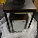 DECORKEY Large Lantern Decorative Outdoor & Indoor, Set of 2 (14&10) Metal Candle Lanterns Decor, Vintage Hanging Candle Holder for Front Porch Patio Wedding Farmhouse Home, Spring Decoration (Black / 14.6''+9.8'')