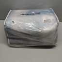 INGEROOM Washable Area Rug 8x10, Modern Abstract Thin Large Rug for Living Room Bedroom Under Dining Table Home Decor, Non Slip Low Pile Area Rug, Oceanic Pattern Navy Blue