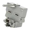 WR08X22874 Refrigerator Relay And Overload Kit Start Device Compatible with GE replaces 4454642 PS11701228 197D8031P005 AP5970731