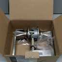 SCHLAGE F51A NBK 619 Northbrook Lever Keyed Entry Lock, Satin Nickel
