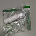 Ear and Nose Hair Trimmer Clipper - 2025 Professional Painless Eyebrow & Facial Hair Trimmer for Men Women, Battery-Operated Trimmer with IPX7 Waterproof, Dual Edge Blades for Easy Cleansing White