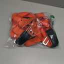 Ytonet Moving Straps, Lifting Straps for Move Furniture, 2-Person Shoulder Lifting and Moving System for Appliances, Mattresses, Heavy Objects up to 800lbs, Furniture Strap Round Sling, Orange