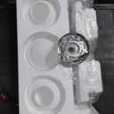 Bathroom Light Fixtures Over Mirror, Brushed Nickel Modern Vanity Lights with Milk White Glass Globe Shades 3-Light Farmhouse Wall Sconce Lighting