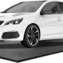 Garage Floor Mat Easy to Clean 7'9"x18' Heavy-Duty PVCContainment Mat with Waterproof Containment Protection for Cars SUVs Trucks Parking Garages Non-Slip Durable Containment Mat Multiple