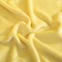 Light Yellow Fleece Throw Blanket 60"x80" Super Soft Flannel Blanket Warm Fuzzy Reversible Throw Blanket for Couch Bed Sofa 