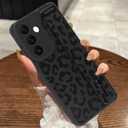 Compatible with Samsung Galaxy S26 Case with Strap Wrist Black | Cheetah Print Shockproof Soft TPU Protective Cover for Women Girls, Slim Anti Scratch Case 6.3 Inch, Black