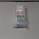 100PCS Professional Game Plastic Poker Chips Set with Number Markings - Portable Casino-Themed Accessories for Family Game Night, Card Games, Mahjong & Strategy Entertainment