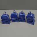 BLUE PANDA 3-Inch Cowbells with Handle - Stadium Cheering & Cow Bells for Sporting Events - Metal Noise Makers for Meetings - Football Noise Makers - Blue Cowbells - Pack of 12