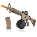 BIU BLASTER Gel Ball Blaster 280+ FPS,100+ Ft Range Full Size Splatter Ball Blaster 1500+ Capacity Drum 7.4v 1200mAh Battery Electric Automatic Splat Blaster for Ages 14+ Years Outdoor Game Toy