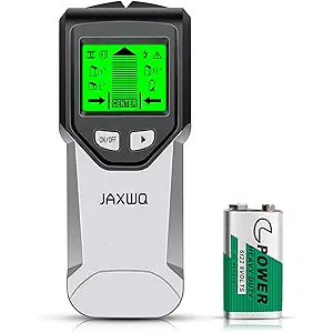 Stud Finder Wall Scanner - 5 in 1 Stud Finder Tool w/Smart Chip and HD LCD Display, Stud Detector Beam Finders for the Center and Edge of Wood AC Wire Metal Studs Joist Pipe (Cherry)