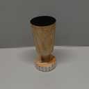 HD Designs Wood Large Candle Holder