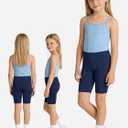 6 Pack Girls Shorts Bike Athletic Long Biker Shorts Toddler Kids Teen 6-7Y