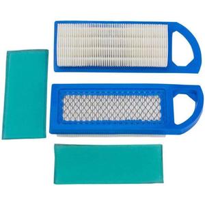 2 Pack 698083 697153 Air Filters with Pre Filter, Compatible with John Deere GY20573 Craftsman Lawn Mower Air Filter
