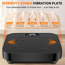 Vibration Plate Exercise Machine, 2025 Upgraded Fitness Lymphatic Drainage Full Body Workout Shaker For Weight Loss, Featuring a 330 LBs Capacity Vibrate Fitness Platform With 8 Modes