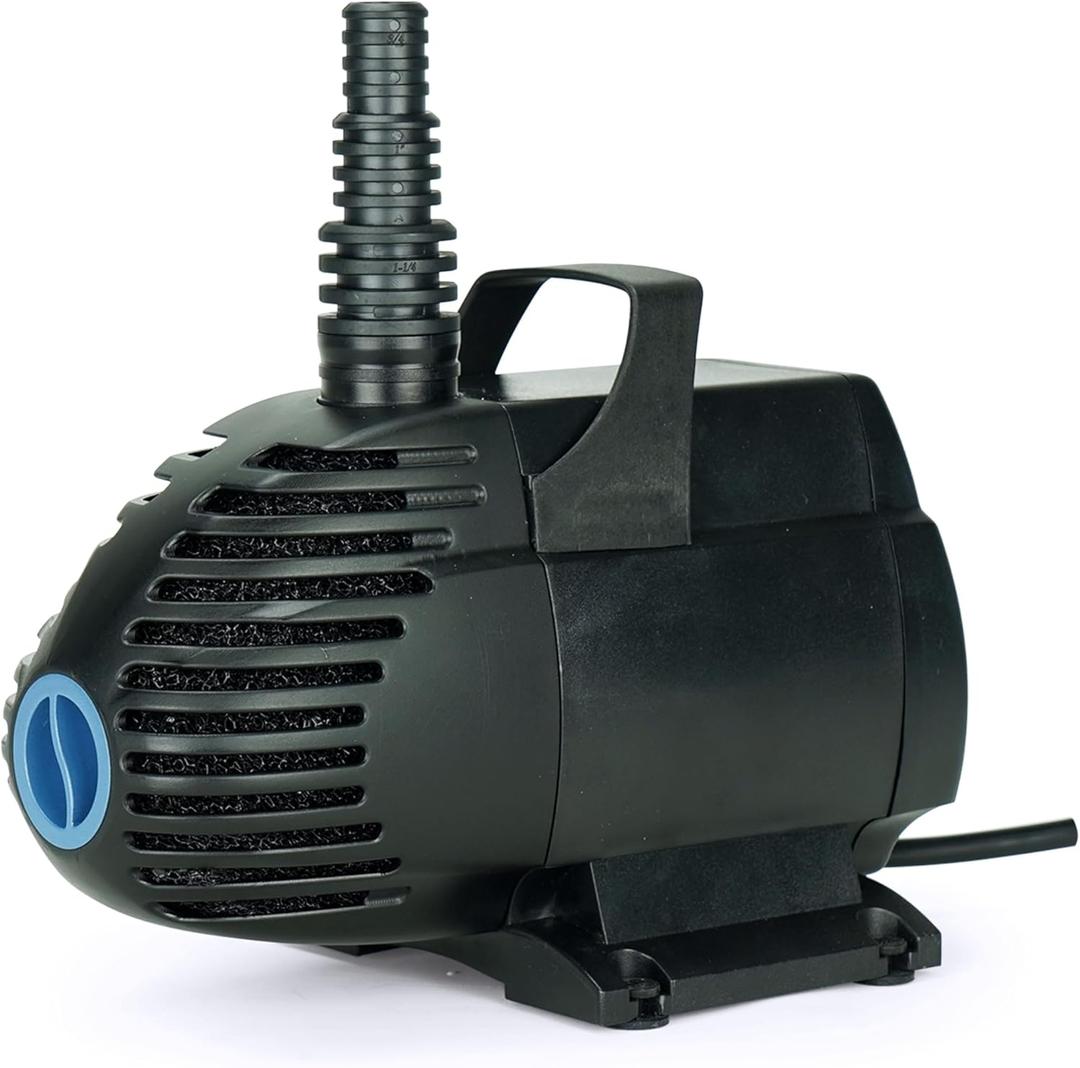 Aquascape 91010 Ultra Pump 2000 for Small Ponds, Fountain, Waterfalls, and Filters, 1,982 GPH,Black