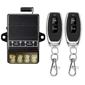 Wireless Remote Switch 12V, DC 12V/24V/48V/72V/40A Relay, RF Switch for Garage Door, Fan, Lamp, Water Pump, Truck Lights with 328ft Long Range