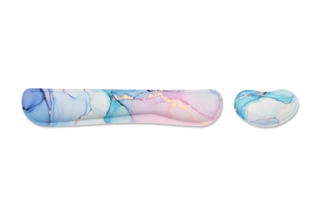 Ergonomic Keyboard Wrist Rest,  Wrist Support - Blue Marble