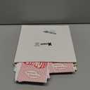 Marspark 100 Pcs Papers Peanut Bags Bulk Fresh Roasted Wrapping Bags with Elephant Red and White Stripes Flag 3.5 x 7 Inch for Circus Carnival Theme Birthday Party Supplies