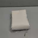 Amazon Basics Lightweight Pleated Soft Machine Washable Bed Skirt, King Size, Off White, Solid