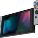 eXtremeRate DIY Replacement Shell Buttons for Nintendo Switch & Switch OLED, SFC SNES Classic EU Style Soft Touch Housing Case with Corlorful Button for Joycon Controller- Console Shell NOT Included