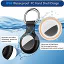 4 Pack Waterproof Holder Case for AirTag 2nd & 1st Gen, Multicolor-1 | Waterproof Case for Air Tags with Keychain, Shockproof GPS Cover, Anti-Scratch for Apple Tracker Item Tag Finders Accessories