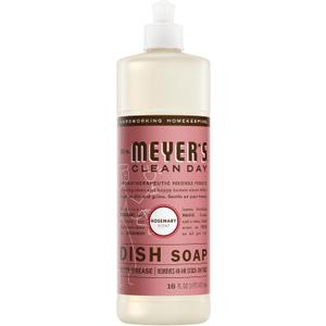 MRS. MEYER'S CLEAN DAY Liquid Dish Soap, Rosemary, 16 fl. oz