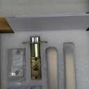 Smart Keypad Door Lock with Handle: NICE DIGI Keyless Entry Fingerprint Lock for Front/Interior Door, Electronic Digital Lock with Code, Easy Installation(Model X1) (Black-sliver)