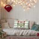 Nutcracker Christmas Decor Pillow Cover 12x20,Nutcracker Decor,Christmas Party Decorations Throw Pillow Covers for Couch Bed Home Bedroom Living Room