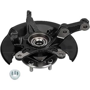 Front Left Driver Side Steering Knuckle & Wheel Bearing Hub Assembly Fits 2006-2011 Honda Civic, (Without Si Model) 698-45169845144300SNA952, 44300TR0951