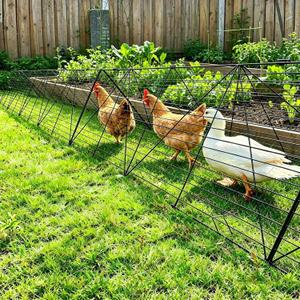Foldable Expandable Chicken Tunnel for Outdoor Yard, Heavy Duty Poultry Run Tunnel, Predator Proof Enclosure Playpen for Chickens Rabbits Ducks
