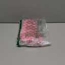 PAZIMIIK Checkered Makeup Bag for Purse Portable Zipper Make Up Pouch Small Cosmetic Case for Travel Accessories (2PCS Hotpink)