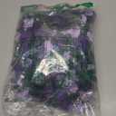 5Pcs 82 FT Artificial Purple Rose Flower Garland, Faux Silk Rose FGarland, Purple Party Decorations, Lavender Flower Hanging Flower Vines for Backdrop Decoration Tea Party Wedding Birthday