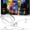 Outdoor LED Light Clips - for Govee pro Outdoor Lights (Model H706) It is an Ideal Solution to Replace 3M Adhesive Tape. Easy to Install, it Comes with 90 Brackets and 180 Screws