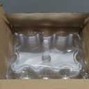 12 Count Cupcake Containers 25 Pack Cupcake Holders with Detachable Tall Dome Lids Clear Plastic Stackable Cupcake Boxes for 300 Cupcakes, BPA Free, Standard Size