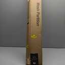 59 inch Retractable Baby Gates 48 inch Tall, Retractable Gate with Reinforced Strip Design to Prevent Crawling Through, Retractable Dog Gate for Stairs, Doorways, Hallways (Black)