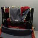 SUNNYFEEL Camping Directors Chair, Heavy Duty,Oversized Portable Folding Chair with Side Table, Pocket for Beach, Fishing,Trip,Picnic,Lawn,Concert Outdoor Foldable Camp Chairs (Red)