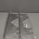 Stainless Steel Stove Counter Gap Cover (2 Pack), Oven Gap Filler, Stove Gap Filler for Kitchen, Range Trim Kit, Easy Clean with Heat Resistant, Adjustable Length 13.8 to 27.6