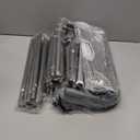 STORAGE MANIAC Laundry Sorter 4 Section, 47.5 Gal (180 L) Laundry Hamper with Wheels, Clothes Divider Basket Sorter, Clothes Separator Hamper Cart with Wheels and Removable Bags, Gray