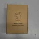 Maliton Inflatable Travel Pillow for Airplane Comfortable Sleeping to Relieve Neck and Shoulder Pain, Support Head Inflatable Pillow for Long Flights, Used for Airplanes, Cars, Trains, Office(Black)