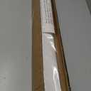 LazBlinds No Tools No Drill Cordless Roman Shades for Windows, Blackout Thermal Insulated UV Blocking Window Blinds, Lightweight Fabric Blinds for Indoor Windows, 34" W x 60" H, Blackout - White