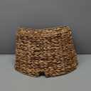 CENBOSS Rattan Christmas Tree Collar, Wicker Tree Skirt & Stand Base Cover (Brown Wash, 24 inch)