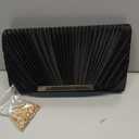 Clutch Purses for Women Formal Evening Clutch with Detachable Chain Faux Suede Purse for Wedding Party