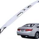 Rear License Garnish Molding Chrome Trims for 2013-2015 Compatible with 2013 2014 2015 Honda Accord 2.0-3.5L Rear License Garnish Molding Trunk Replace 74890-T2F-A11 74890T2FA11