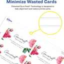 Avery Clean Edge Printable Business Cards with Sure Feed Technology, 2" x 3.5", White Linen Textured, 200 Blank Cards for Inkjet Printers (08873)