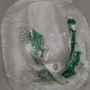 Cowboy Hat with Bandana - Feather Boa Cowgirl Hat for Women & Men,Bachelorette Party Halloween Dress-Up (Pure White)