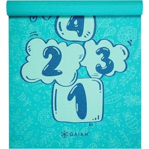 Gaiam Kids Yoga Mat Exercise Mat, Yoga for Kids with Fun Prints - Playtime for Babies, Active & Calm Toddlers and Young Children