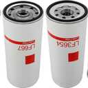 D13 Oil/Fuel Filter Kit Compatible with Volvo D12 Oil Change Kit - 2x LF667, LF3654, FF5507 Replaces 20972293, 21707133, 21707132; LFP3191, LFP8642, LFF8059