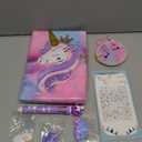 Fluffy Diary with Lock for girls, 6 7 8 year old girl birthday gifts, Princess Diaries Girls diary journals, Back to School Supplies Notebook, Birthday Christmas Gifts for daughter granddaughter niece (Purple)