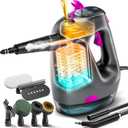 POPCHOSE Steam Cleaner with Detergent Dispenser,15s Heat-Up Handheld Steam Cleaner for Home, 500ml Removable Water Tank, Lightweight Portable Steamer for Cleaning Grout, Windows, Kitchen, Easy Refill